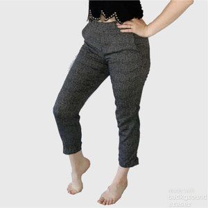 H&M Black and White Trousers Size 6